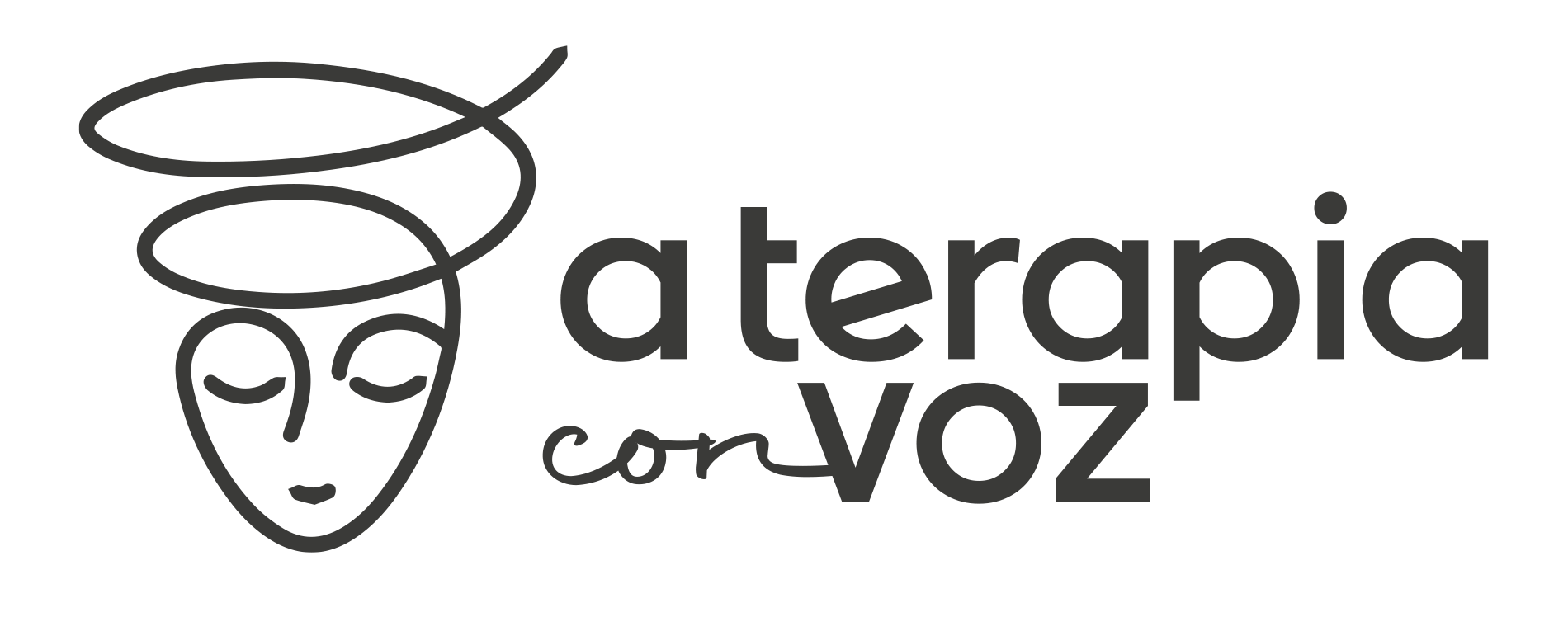 Logo A terapía con voz